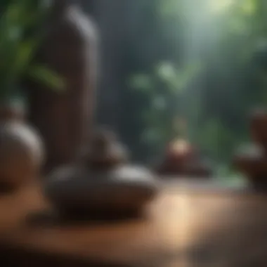 Soothing Atmosphere for Meditation Calming environment with soft lighting