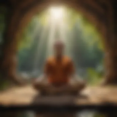 Benefits of Meditation for ADHD An infographic depicting the benefits of meditation for individuals with ADHD