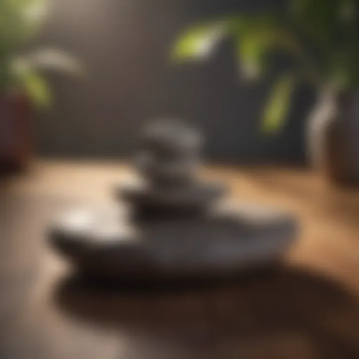 An abstract representation of mindfulness and attention balance through digital tools