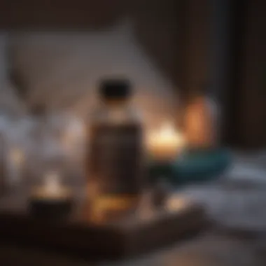 Soothing Nighttime Routine Essentials Mood-enhancing items for a soothing nighttime routine.
