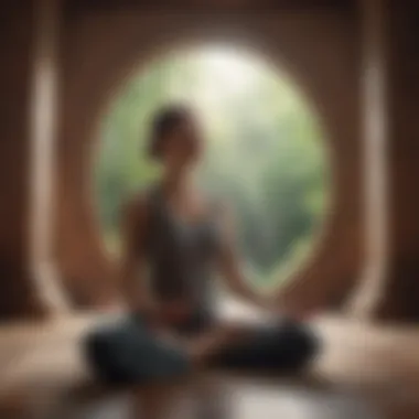 Physical Well-Being in Meditation Practice Physical benefits illustrated through a serene pose