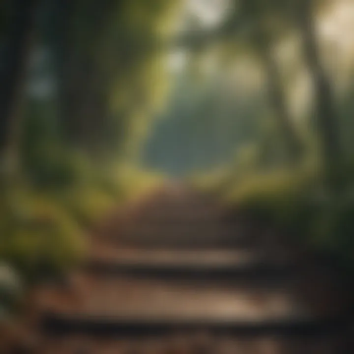 A tranquil nature scene representing serenity