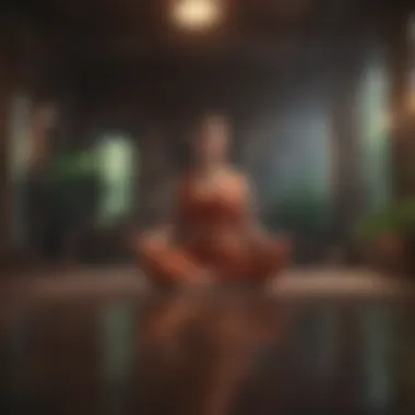 Personal Growth in Meditation A meditative space symbolizing personal growth