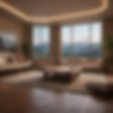 A cozy room with soft lighting and a sound system playing calming tracks