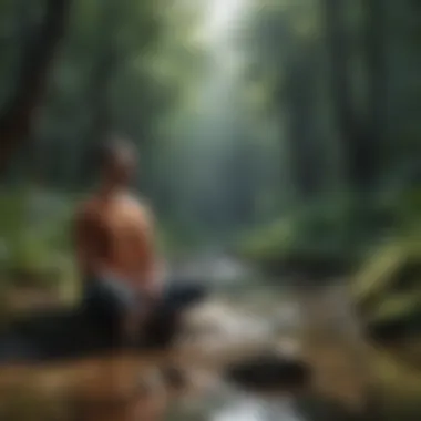 Visual representation of cognitive techniques for anxiety management