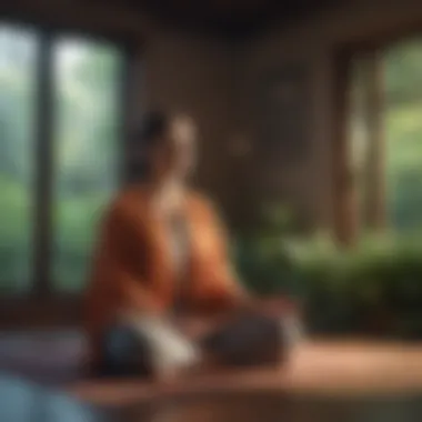 Meditation for Inner Peace Meditation space with calming elements