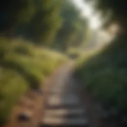 A serene landscape promoting mental clarity