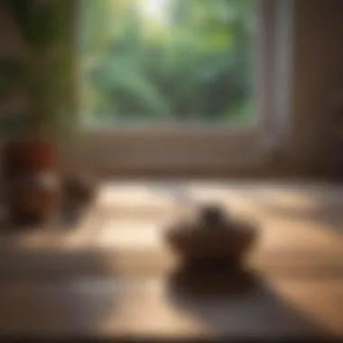 Mindfulness Practice A calm meditation space illustrating mindfulness