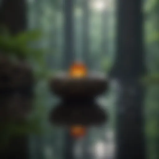 A serene space for mindfulness practice
