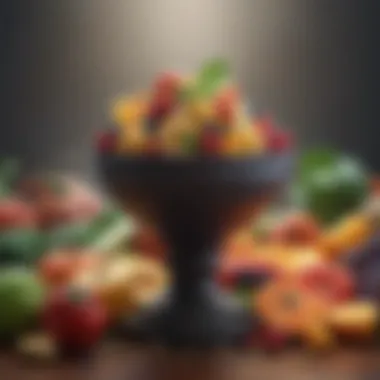 Embracing Nutrition Colorful array of nutritious foods