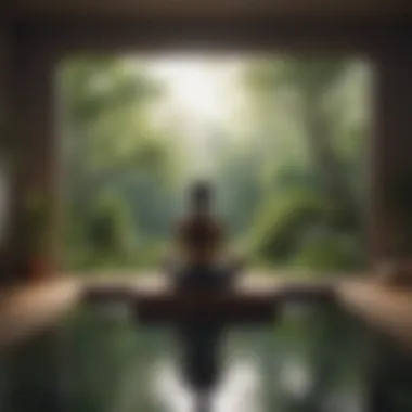 Creating a Mindful Environment A tranquil meditation space with calming elements