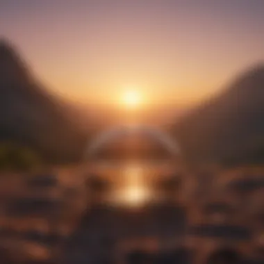 Embracing New Opportunities A sunrise symbolizing new beginnings and hope