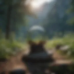 A serene landscape symbolizing inner peace
