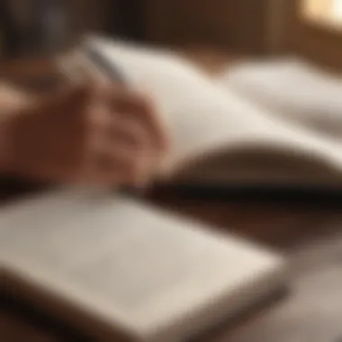 Journaling for Affirmation and Growth An open journal with an inspirational quote