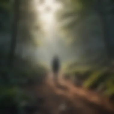 Journey to Self-Acceptance A serene landscape symbolizing personal growth and self-acceptance