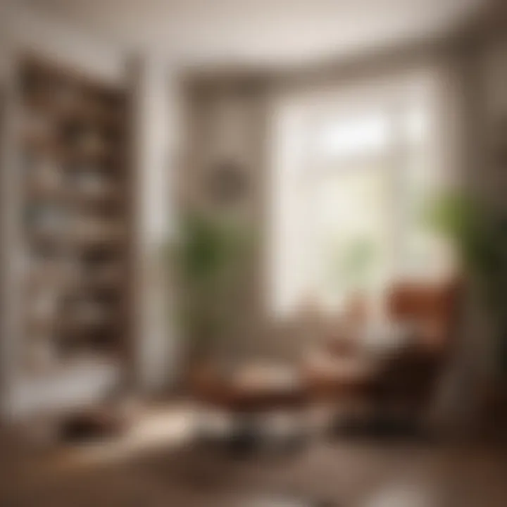 A cozy nook for reading and relaxation