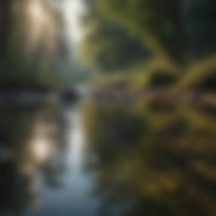 A serene landscape reflecting tranquility