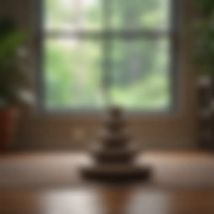 Mindfulness meditation session at home