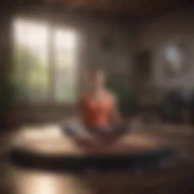 Balanced lifestyle with exercise and relaxation