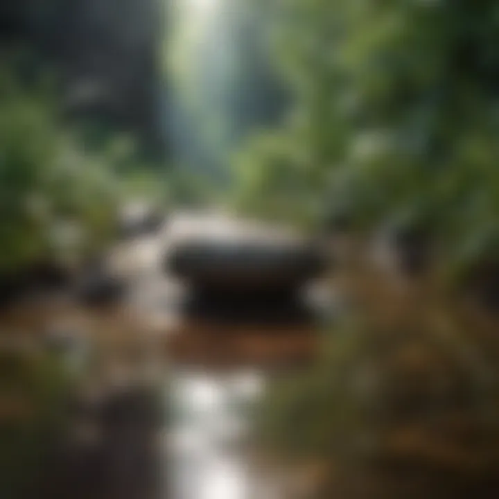 Mindfulness meditation setting for stress relief