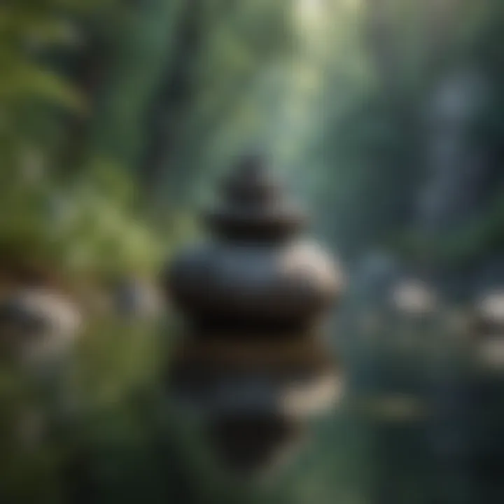 Calm environment with soft lighting and a serene atmosphere