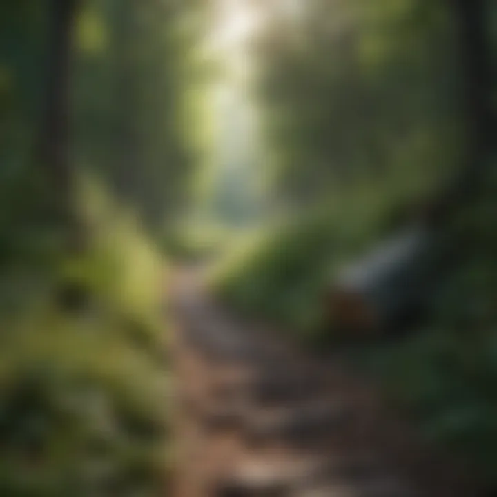 Nature trails encouraging outdoor activity and connection