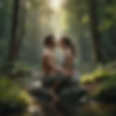 Embrace Nature for Mental Clarity Calming nature scene promoting relaxation