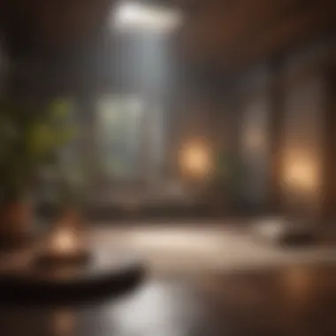 Creating a Sanctuary for Mindfulness Meditation space with soft lighting
