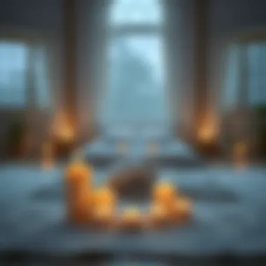 Incorporating Mindfulness for Better Sleep Meditative space with candles and tranquility