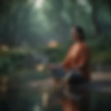 Mindfulness Practice for Inner Peace A person engaging in mindfulness meditation