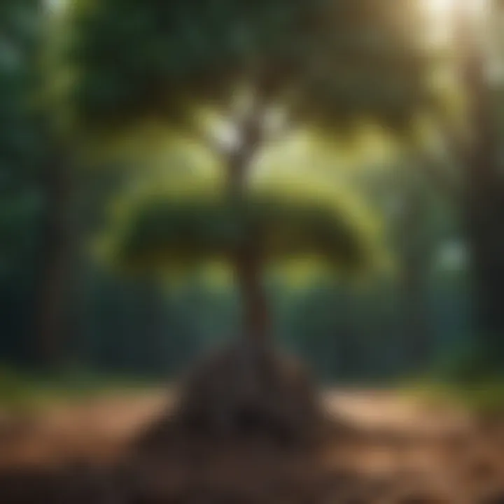 A flourishing tree symbolizing personal growth