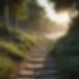 A serene landscape symbolizing inner peace