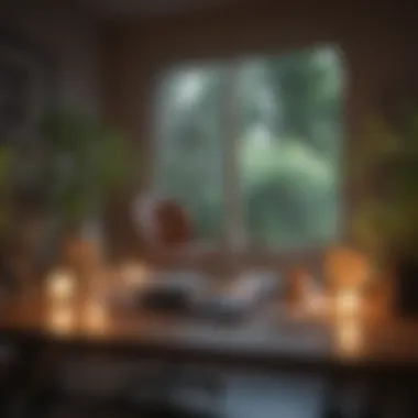 Creating a Tranquil Workspace for Focus A tranquil workspace promoting mental clarity