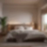 Calm bedroom environment promoting restful sleep