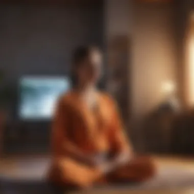 Engaging with meditation through technology Mindfulness practice with app interface
