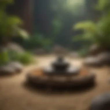 The Zen Garden of Mindfulness A tranquil scene of a Zen garden emphasizing mindfulness