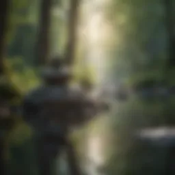 A serene natural landscape for meditation