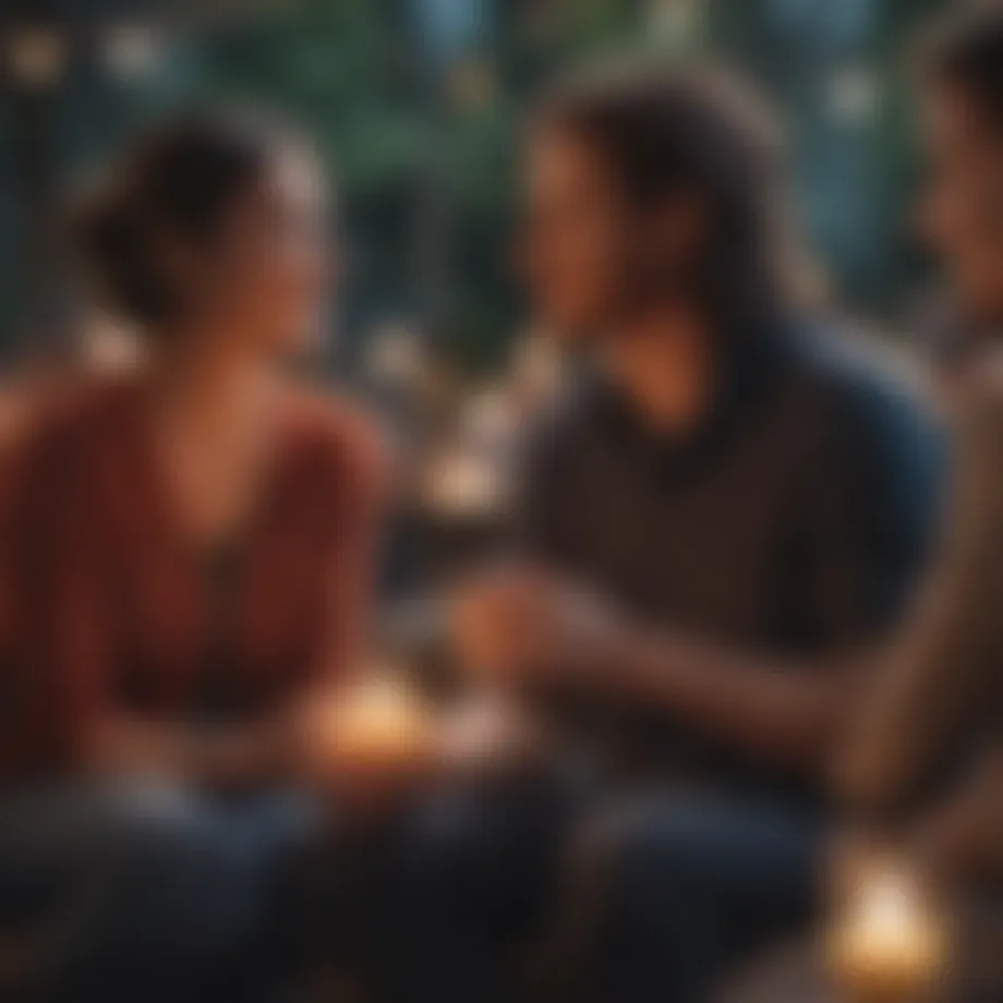 A vibrant community event showcasing diverse interactions