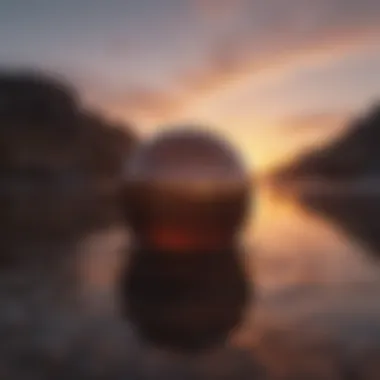 The End of an Emotional Journey A sunset representing emotional reflection