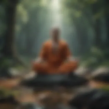 Emotional Landscape of Meditation An abstract representation of emotions during meditation