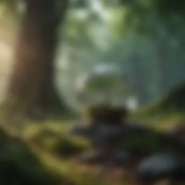 Embracing Nature for Mindfulness A serene landscape promoting mindfulness
