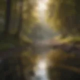 A serene landscape symbolizing peace and compassion