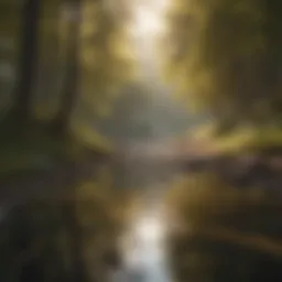 A serene landscape symbolizing peace and compassion