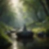 A serene landscape representing mindfulness