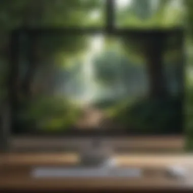 Digital Pathways: Resources for Mindfulness Exploration A diverse array of online platforms displayed on a screen, representing resources for mindfulness.
