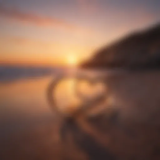 A serene sunset symbolizing love's tranquility