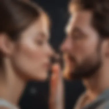 Mindfulness Through Love Meditative scene illustrating love and mindfulness