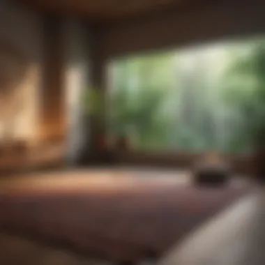 Meditation Space Setup A calming workspace designed for meditation