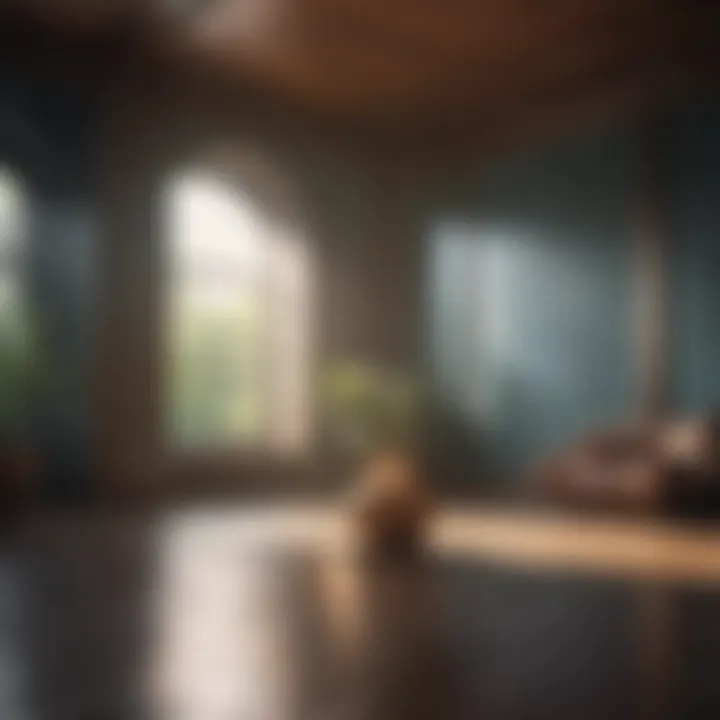 Calm meditation space