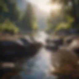 A serene landscape reflecting tranquility and joy